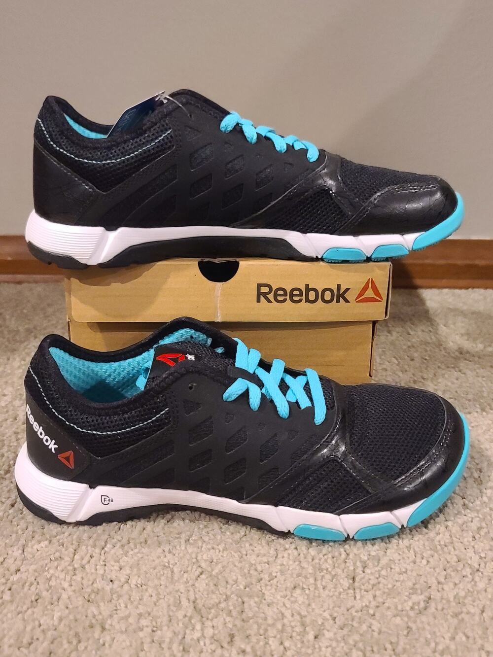 Reebok One Trainer 2.0 - black timeless teal - size 7